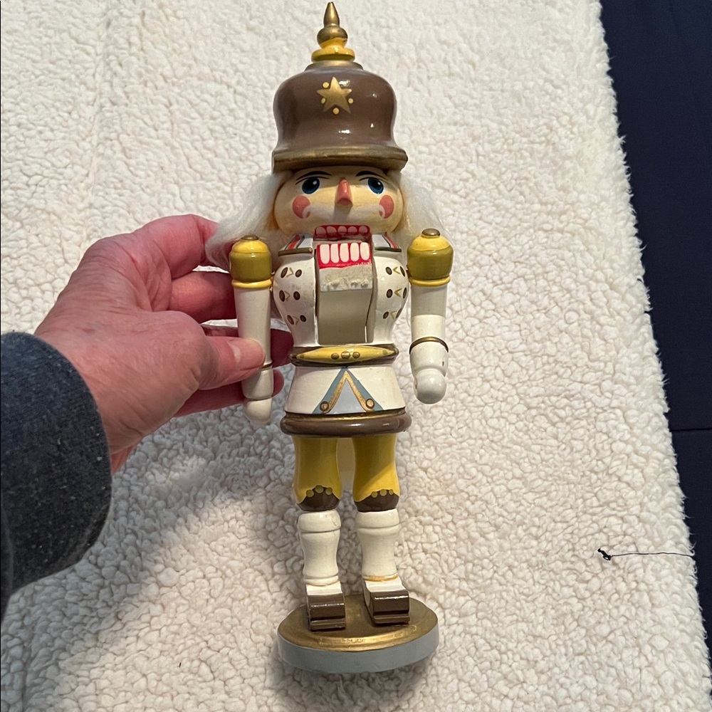Gold and White Nutcracker Soldier